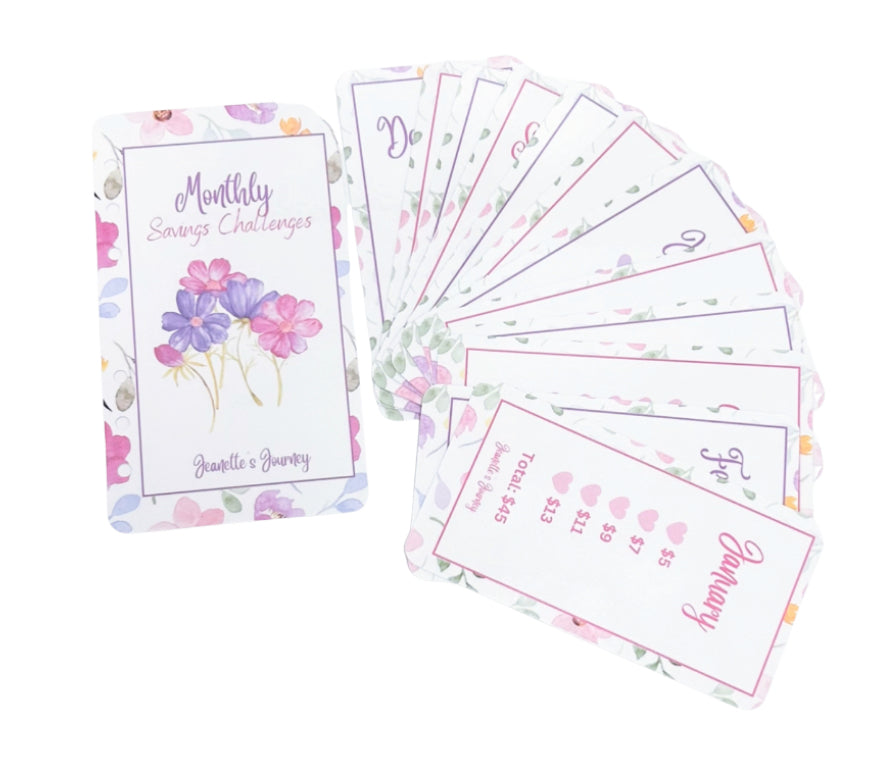 Monthly Floral Savings Challenge Bundle