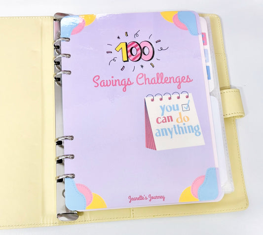 100 Savings Challenges Full Binder | A5
