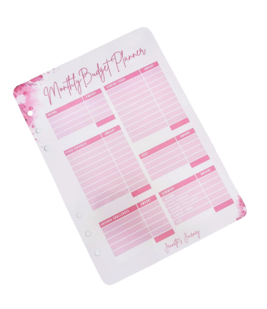 Monthly Budget Planner/ A5