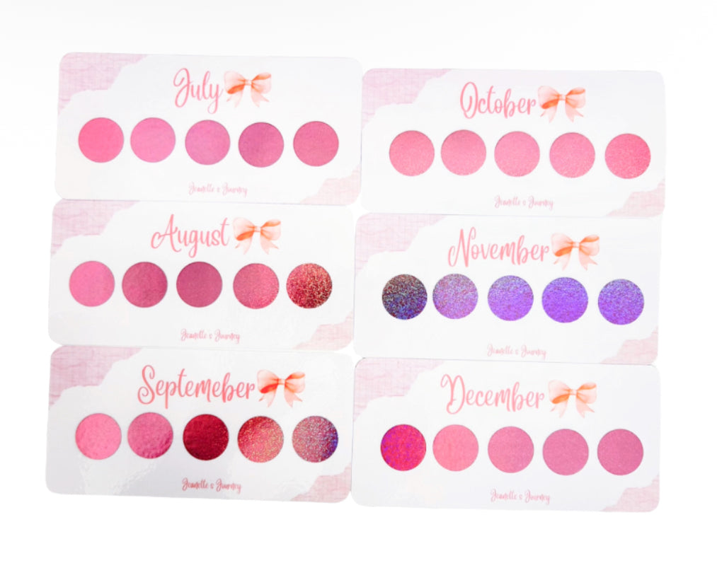 Pink Monthly Scratch N’ Save Bundle W/ Clear And Gold Envelope