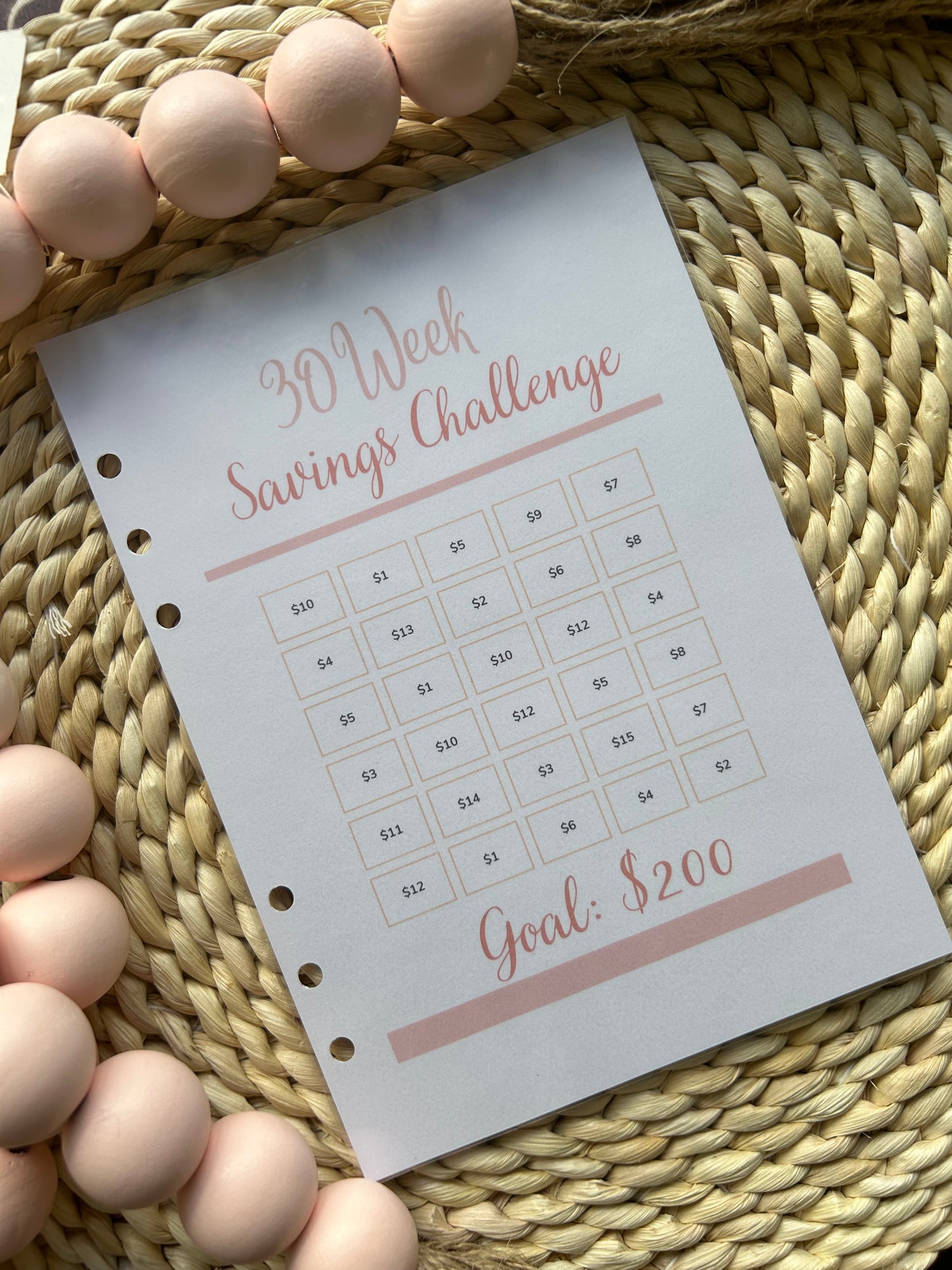 Spring Savings Challenges Booklet/ A5