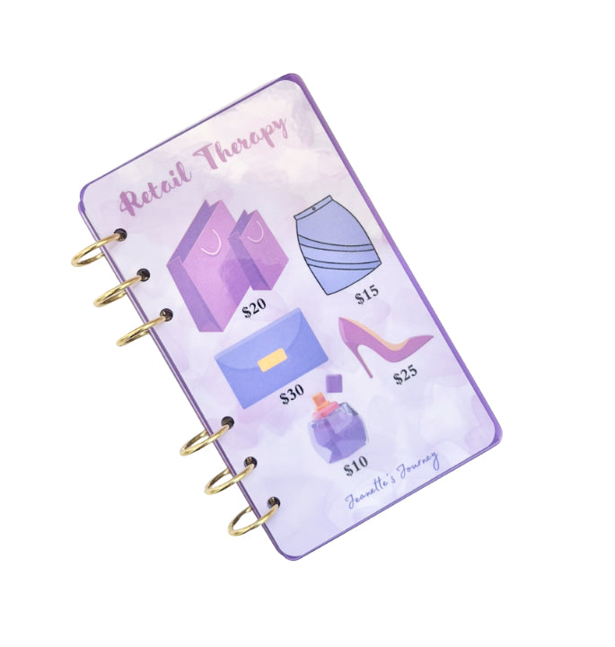 Pretty In Purple Savings Challenge Booklet/ A6