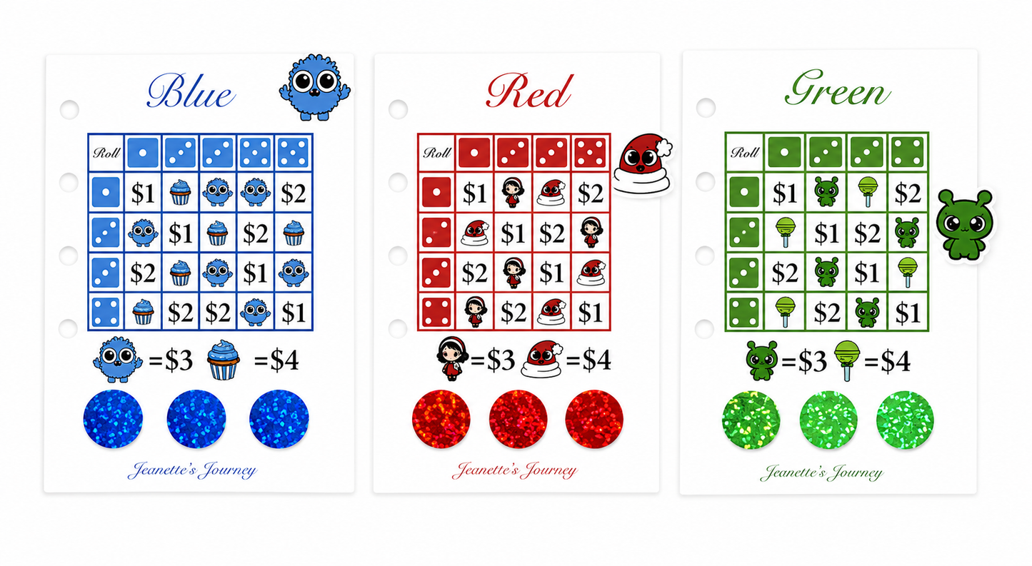 Colorful Dollar Meets The Tinies With Colorful Dice Challenges Vol. 6/A7