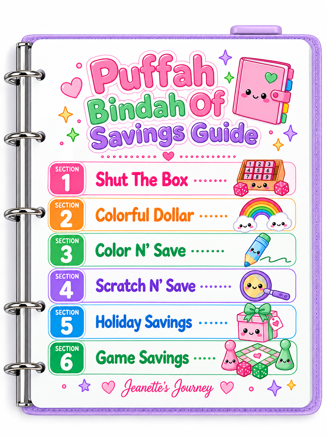 Puffah Bindah Of Savings | 8.5x11 Size