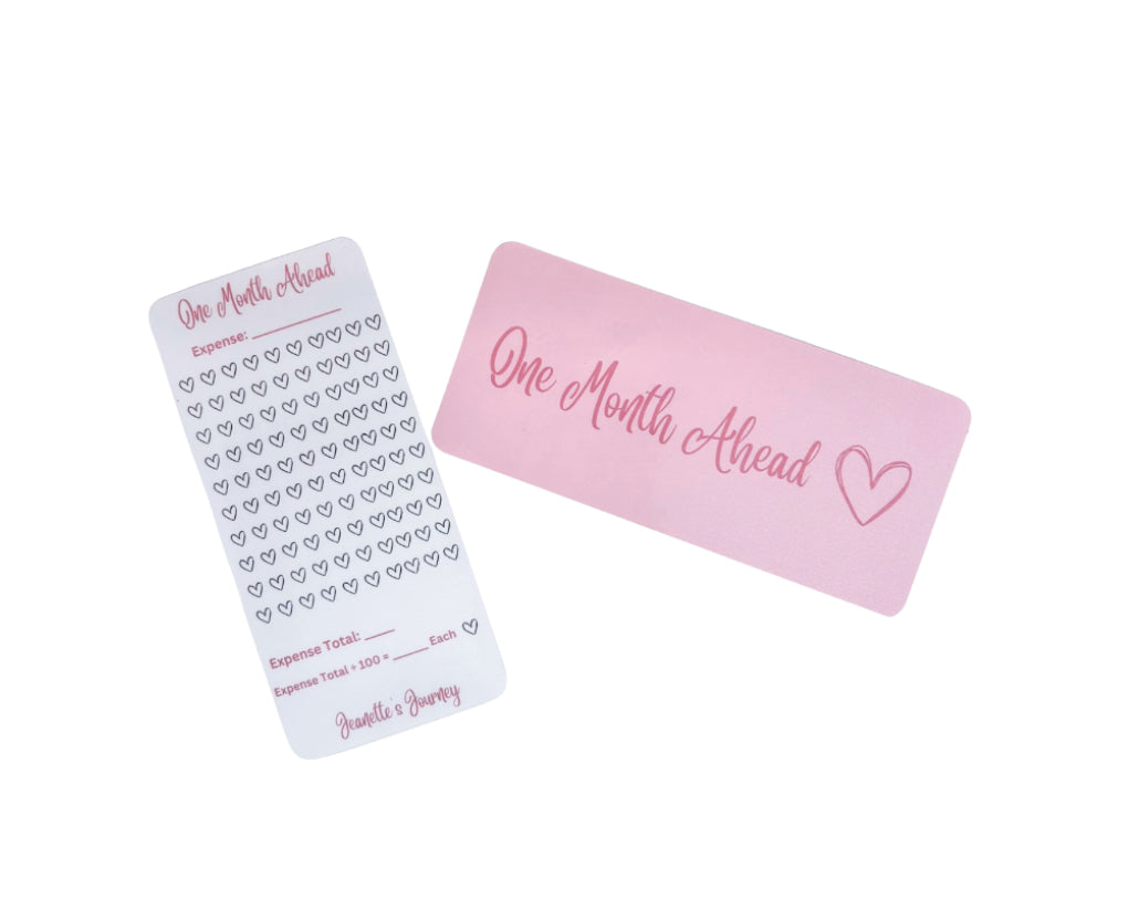 One Month Ahead Savings Tracker