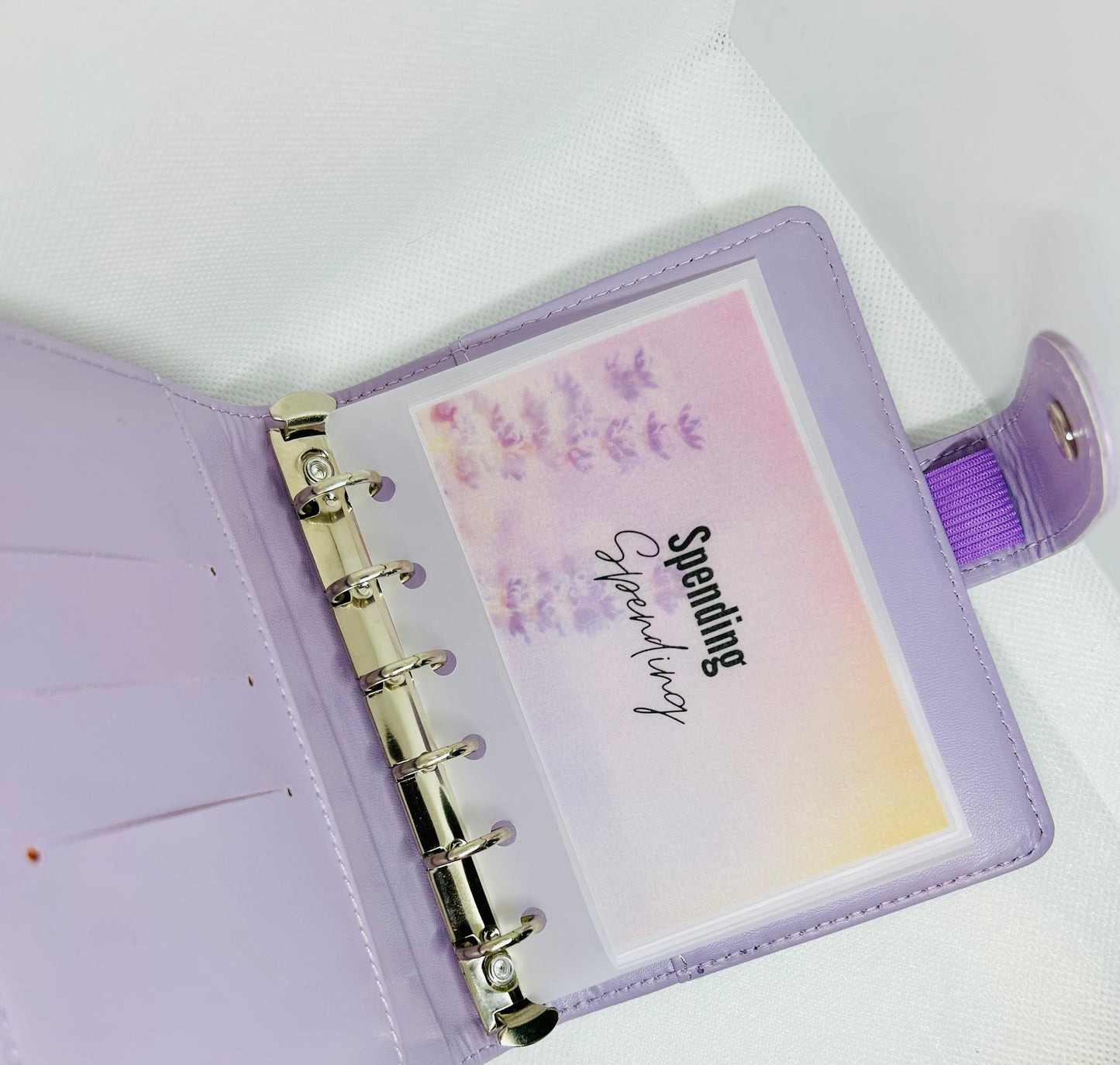 Lavender Mini Matte Vellum Cash Envelopes/ A7 Wallet