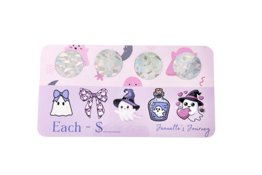Purple Halloween Scratch N’ Save | A6