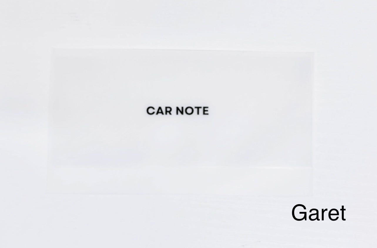 Minimalist Matte Vellum Cash Envelopes/ A6