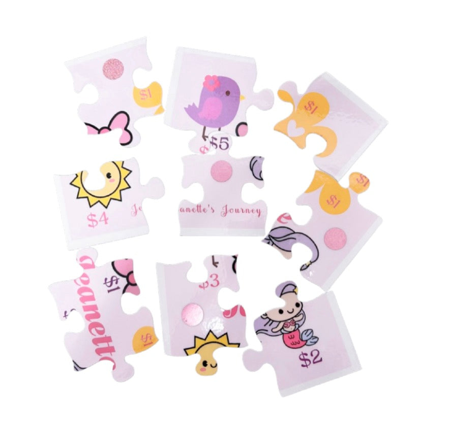 Personalized Cute Puzzle Savings (A Real Puzzle)