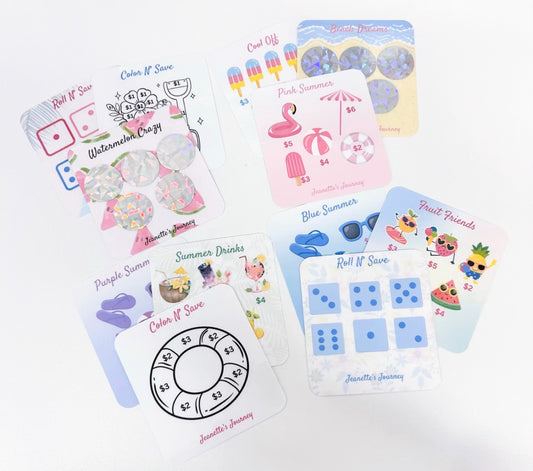 A Girls Mariposa Game Challenges Cards