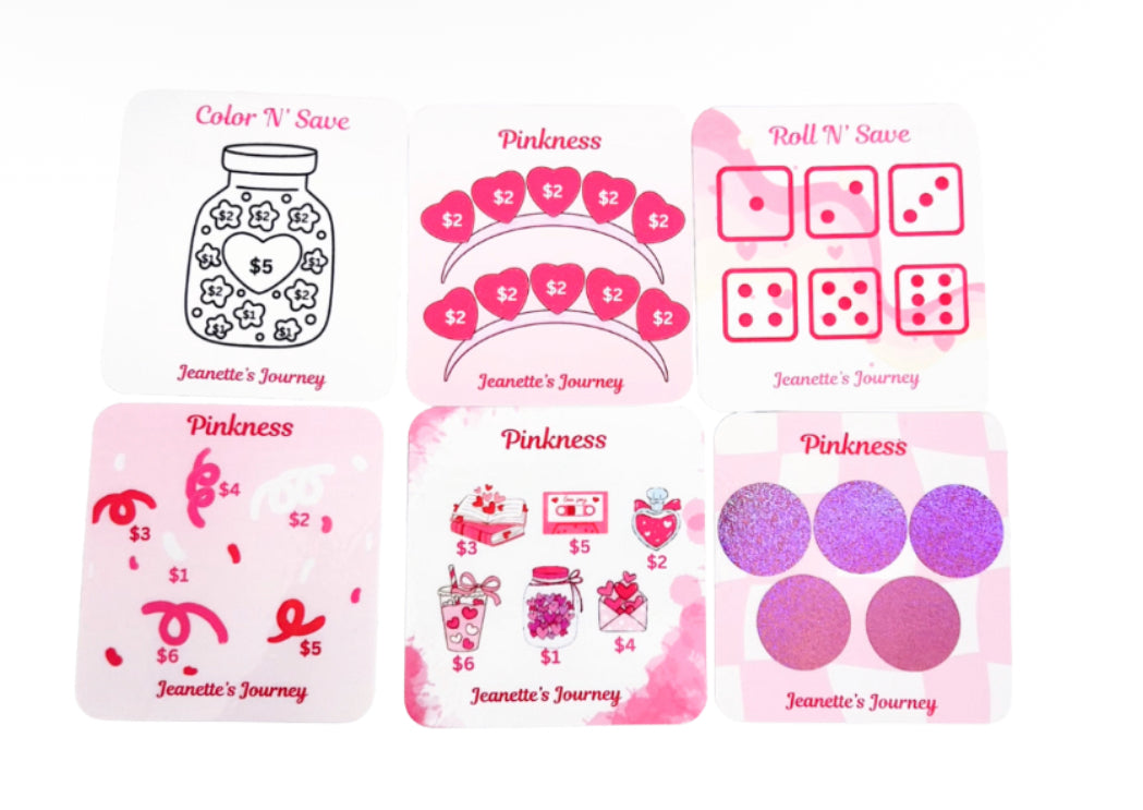 Colorful Dollar Randomizer Challenge Cards | 12 (volume 3)