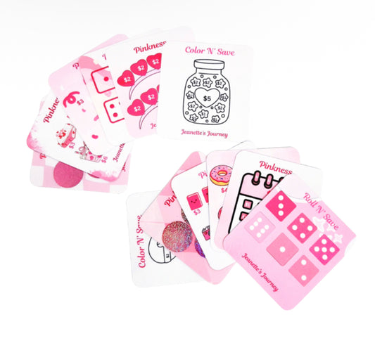Colorful Dollar Randomizer Challenge Cards | 12 (volume 3)