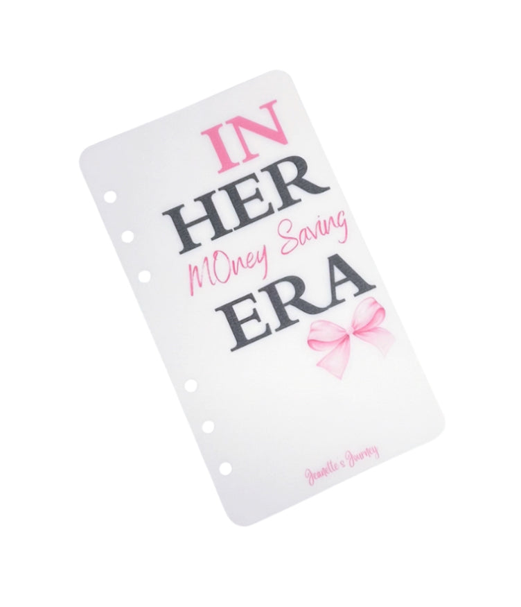 In Her Money Saving Era Matte Vellum A6 Dasboards