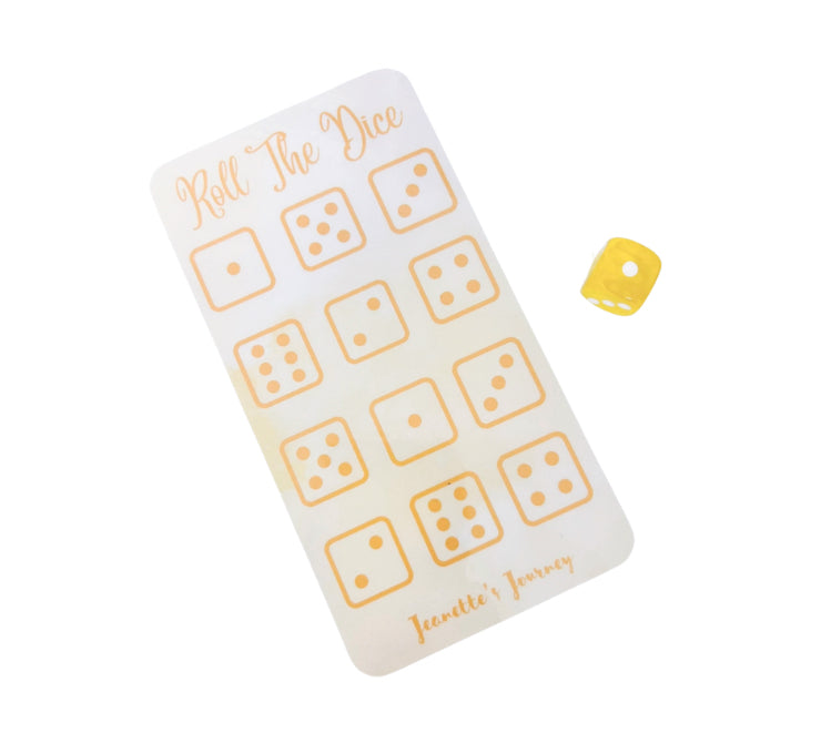 Roll The Dice Savings Challenge