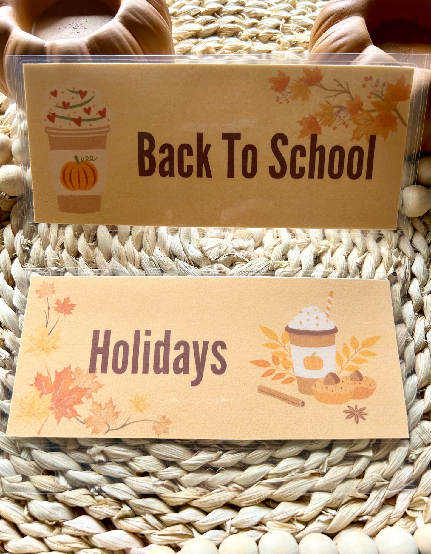 Fall Pumpkin Spice Latte Cash Envelopes/ A6 Binder