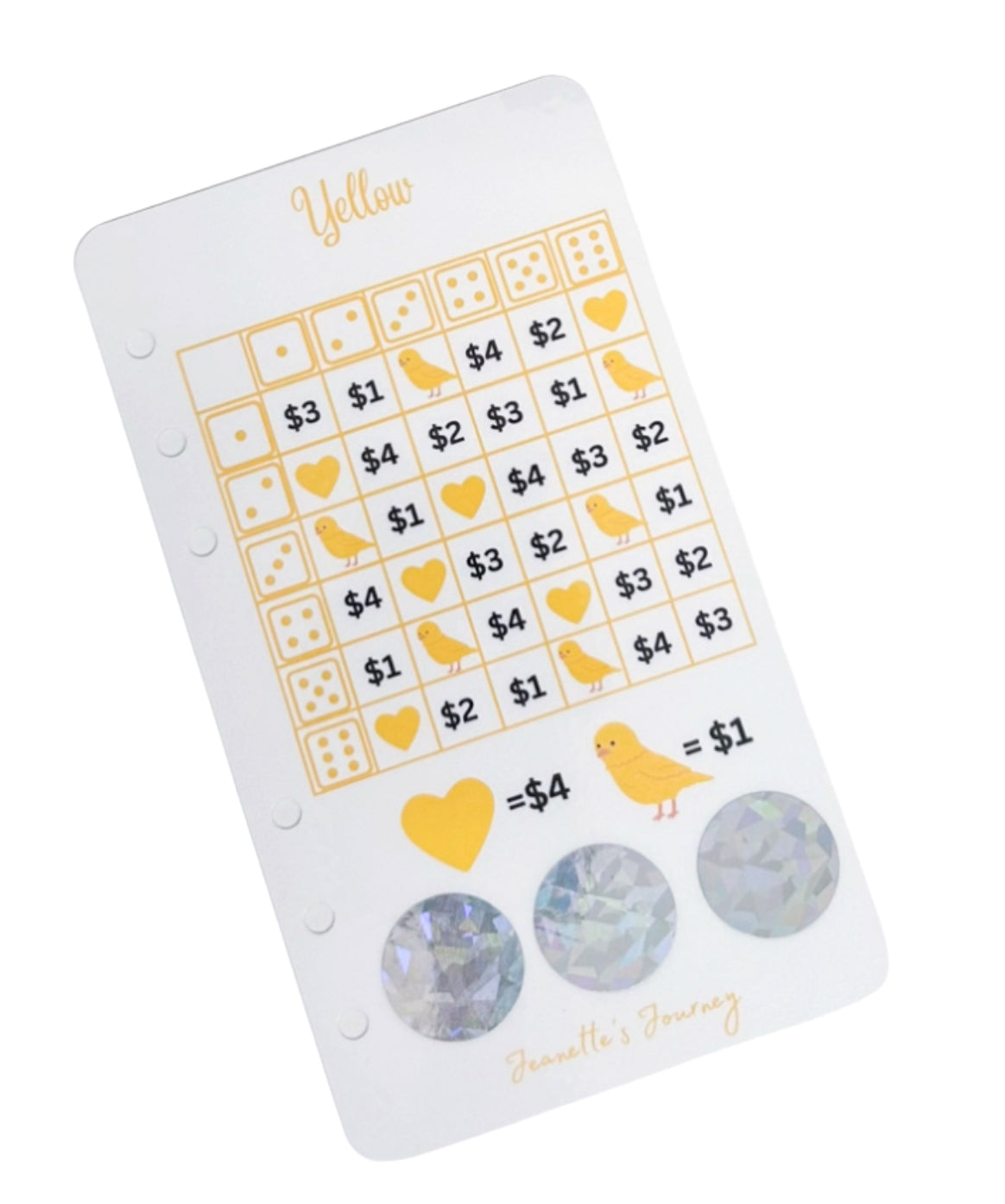 Colorful Dollar Mondays With Colorful Dice Challenges Vol. 6/A6