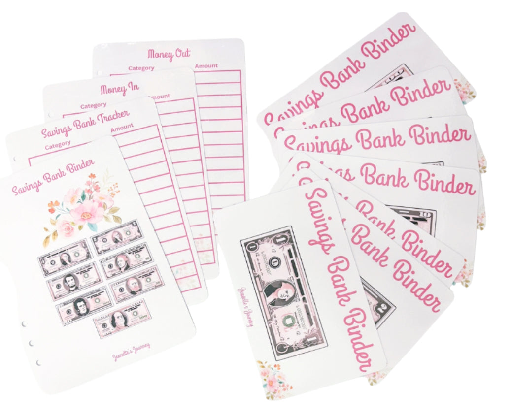 Savings Bank Binder Inserts | A5