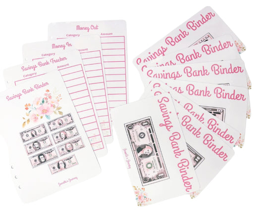 Savings Bank Binder Inserts | A5