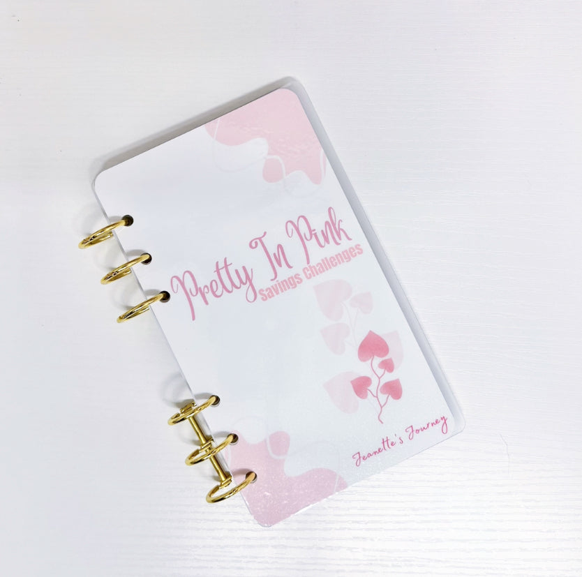 Pretty In Pink Savings Challenge Booklet/ A6