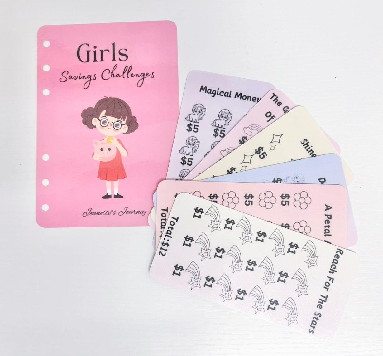 Girls Savings Challenges/ A6