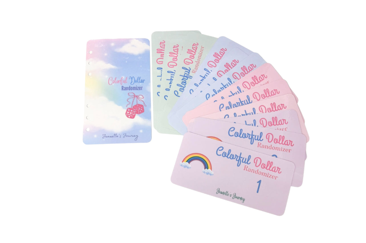 Colorful Dollar Randomizer Dashboards/ A6