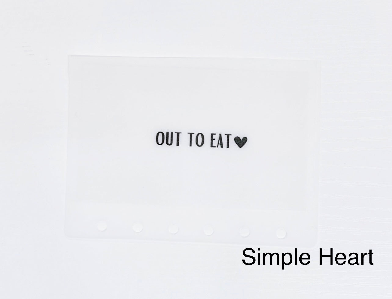 Mini Designed Matte Vellum Envelopes/ A7