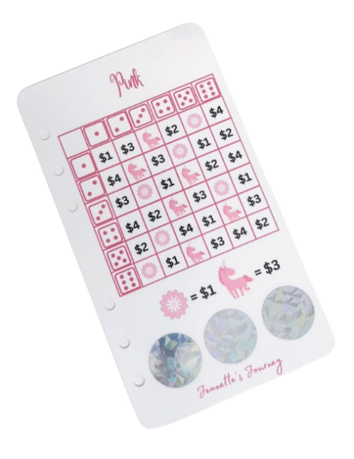 Colorful Dollar Mondays With Colorful Dice Challenges Vol. 6/A6