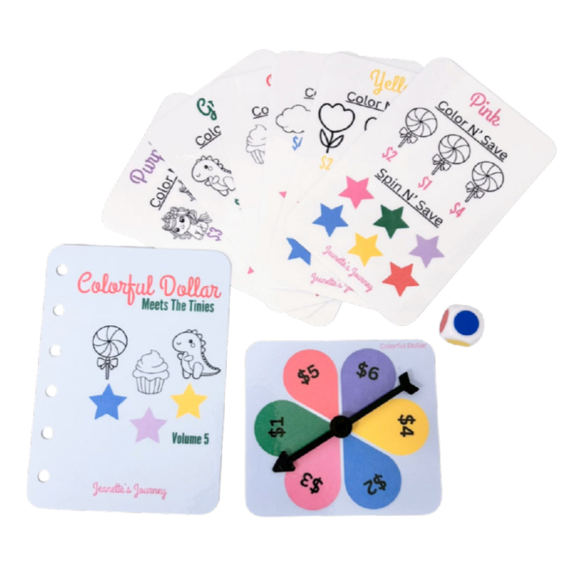 Colorful Dollar Meets The Tinies With Colorful Dice Challenges Vol. 5/A7