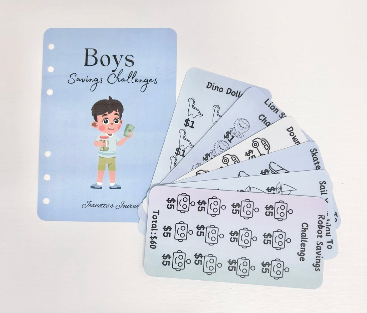 Boys Savings Challenges/ A6