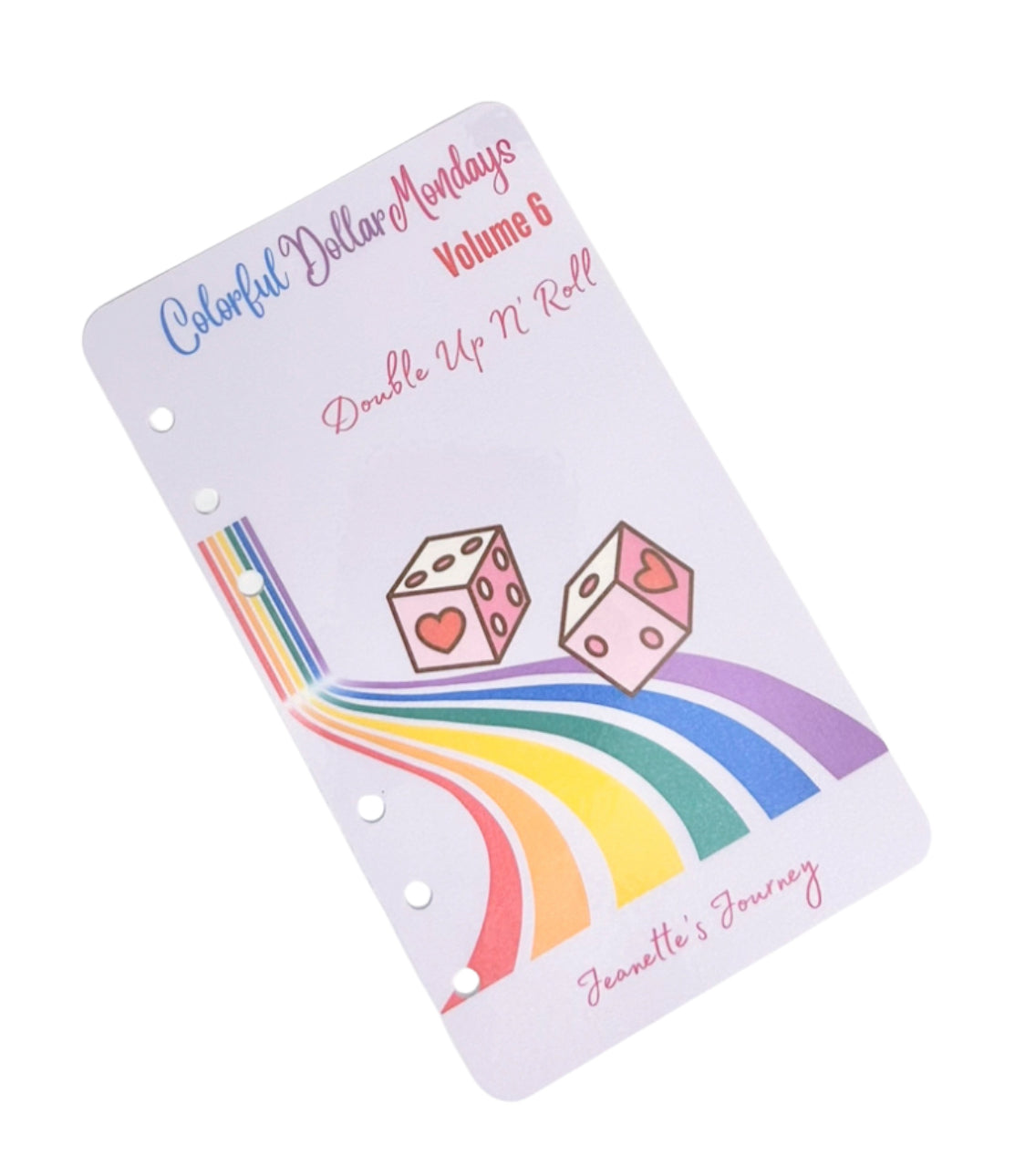 Colorful Dollar Mondays With Colorful Dice Challenges Vol. 6/A6
