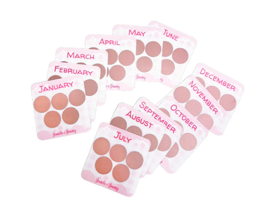 Monthly Mini Scratch N’ Save Challenge Cards | 12