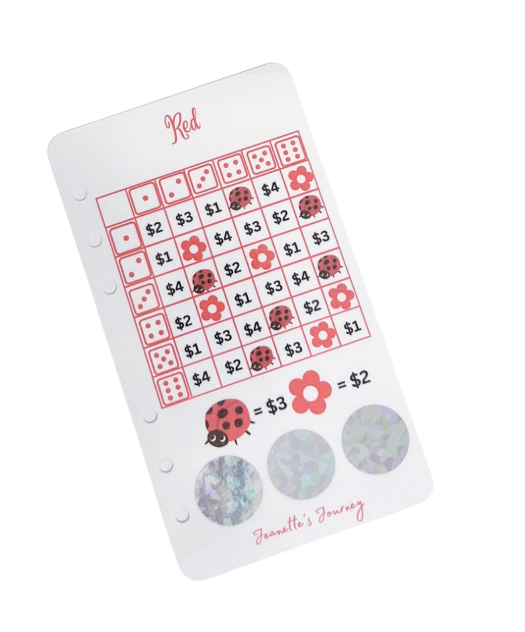 Colorful Dollar Mondays With Colorful Dice Challenges Vol. 6/A6