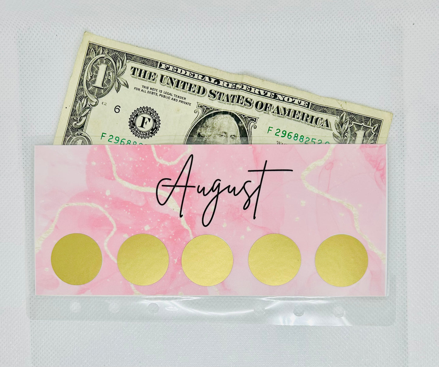 Scratch N’ Save Monthly Envelope Savings Challenges {A6}