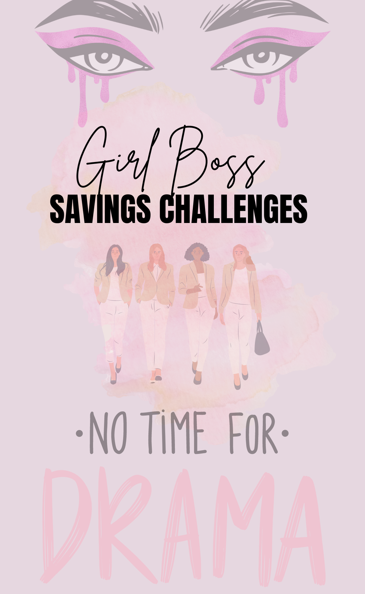 Girl Boss Matte Vellum Savings Challenges With Dashboard/ A6