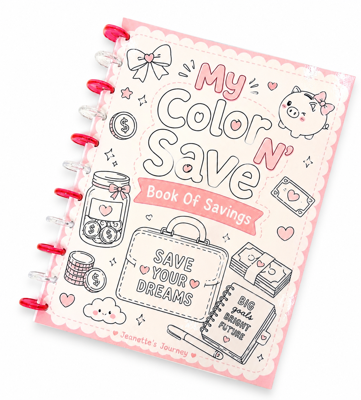 Color N’ Save Planner Book Of Savings | Disc Bound 8.5x11