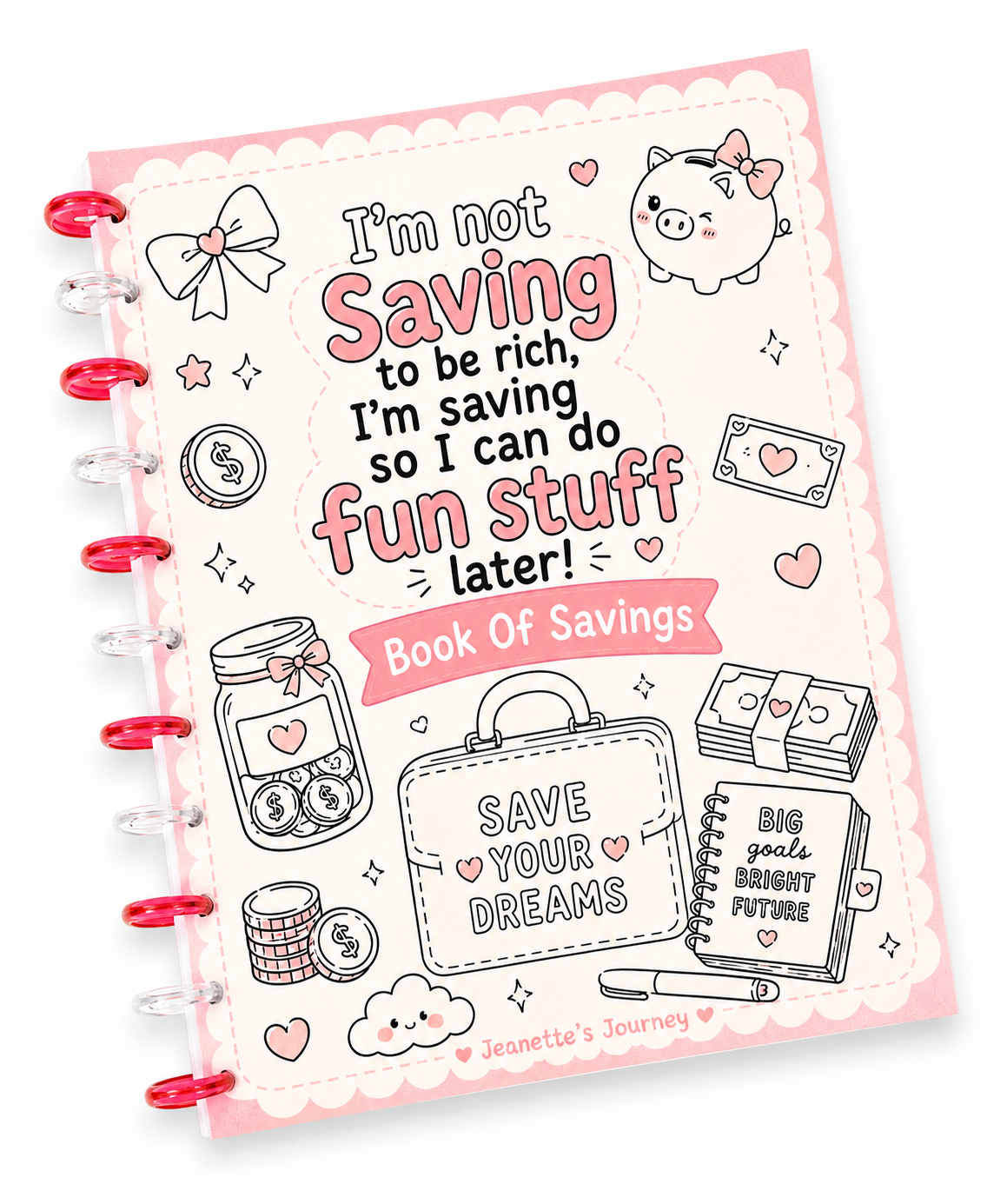 Color N’ Save Planner Book Of Savings | Disc Bound 8.5x11