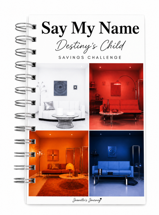 Destiny’s Child Say My Name Savings Challenge | A6 Booklet