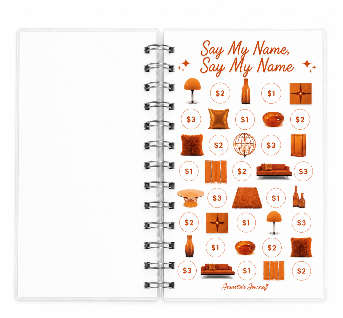 Destiny’s Child Say My Name Savings Challenge | A6 Booklet