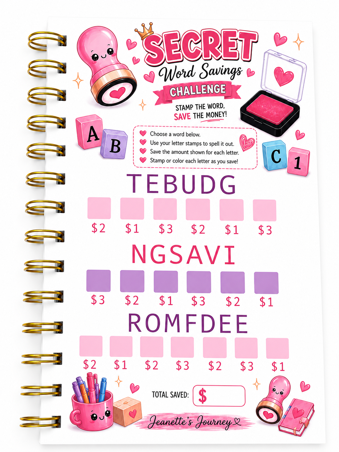 Stamp It N’ Save With Stamp Box | A6 Booklet