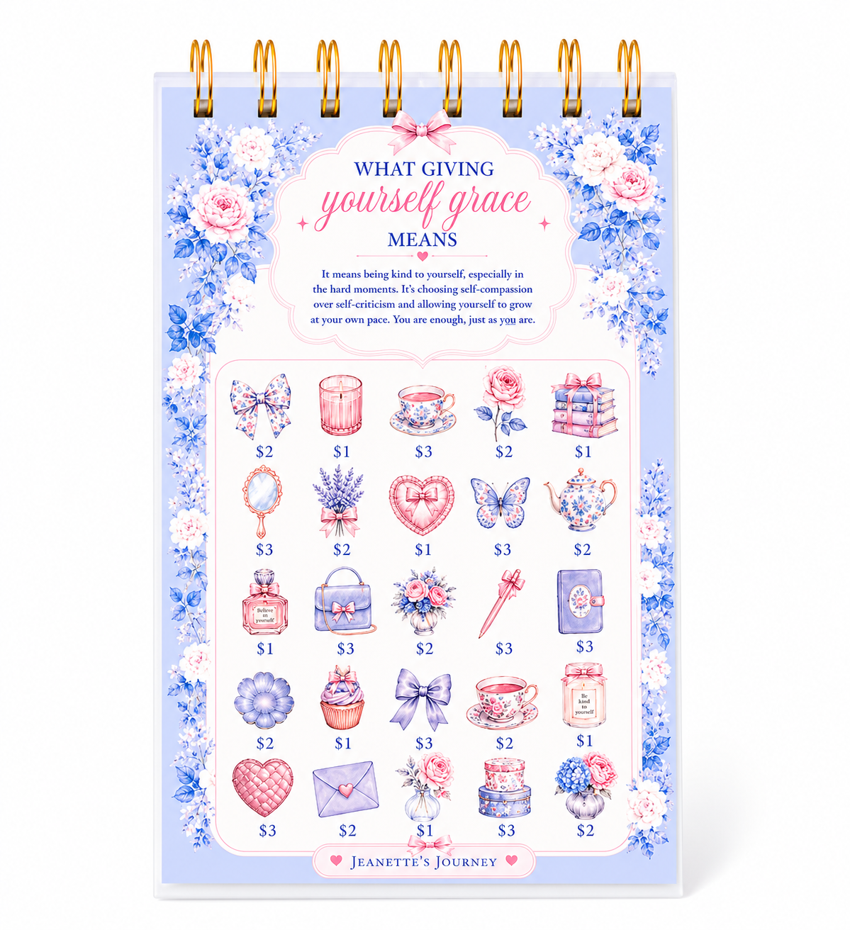 Her Grace Savings Challenge | A6 Booklet