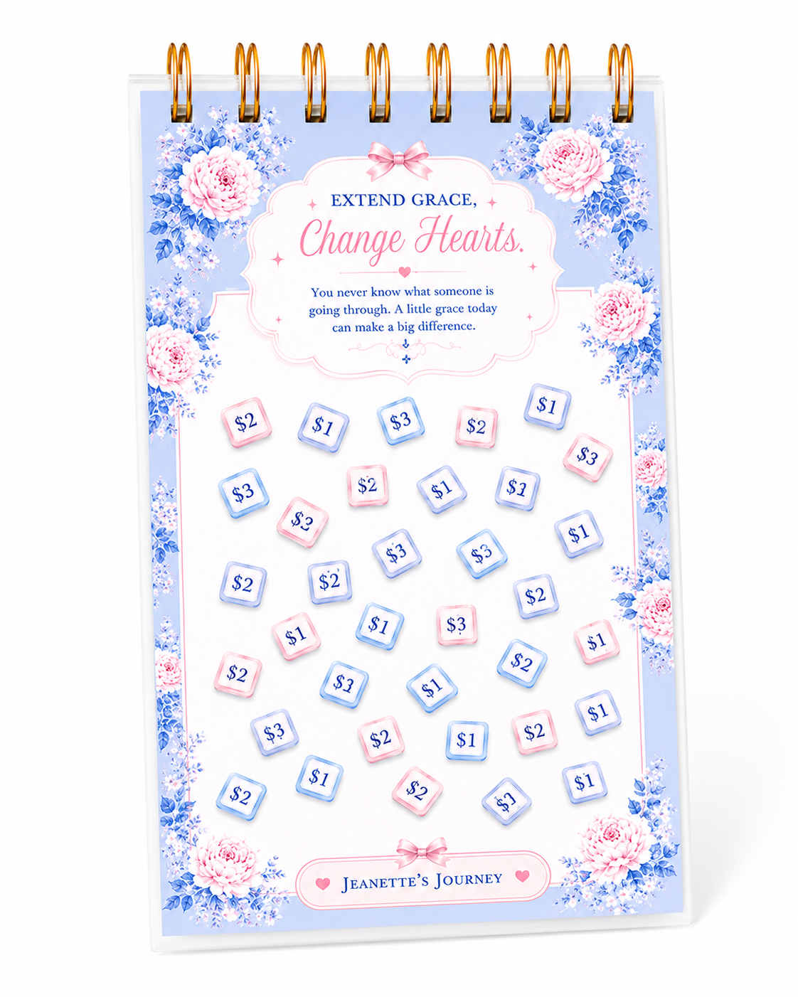 Her Grace Savings Challenge | A6 Booklet