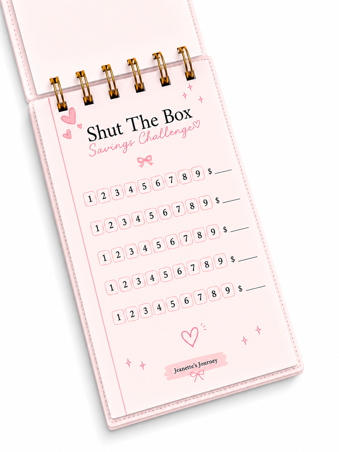 My Notebook Of Savings| A6 Booklet