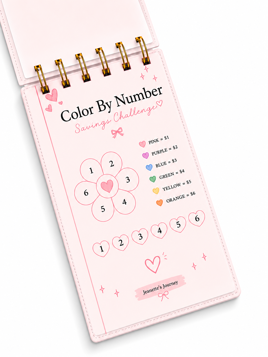 My Notebook Of Savings| A6 Booklet