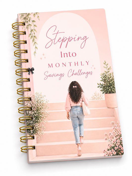 Stepping Into Monthly Savings | A6 Booklet