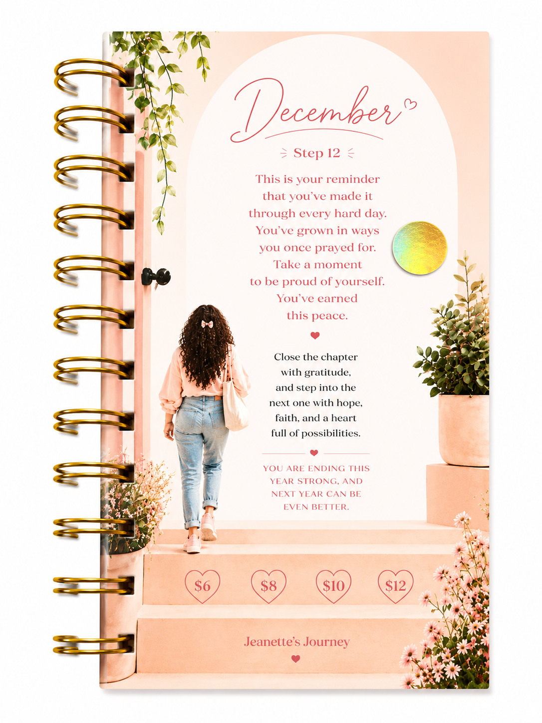 Stepping Into Monthly Savings | A6 Booklet