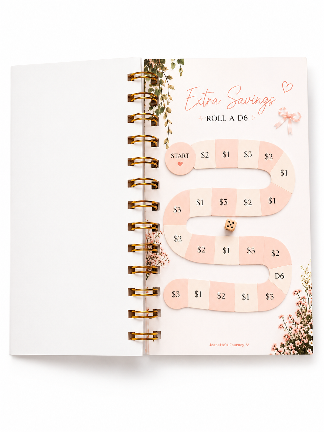 Stepping Into Monthly Savings | A6 Booklet
