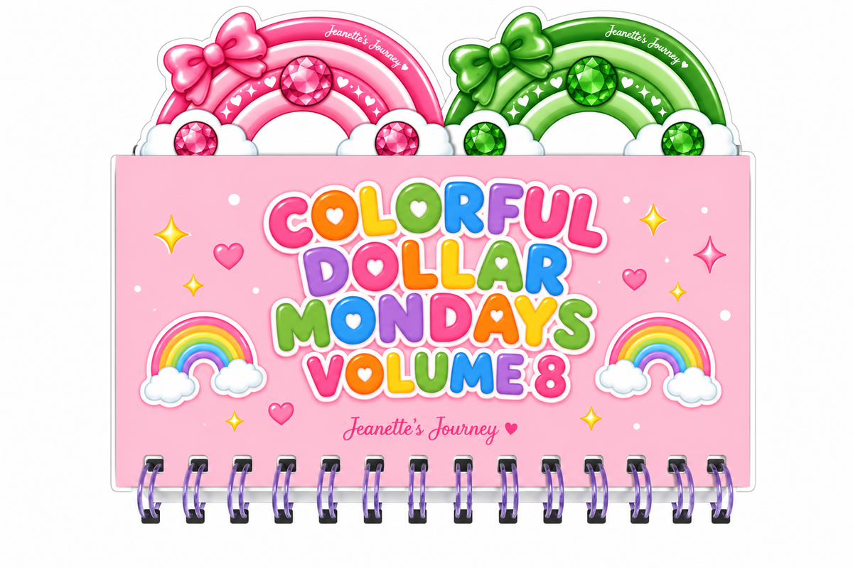 Colorful Dollar Mondays Volume 8 | A6 Booklet