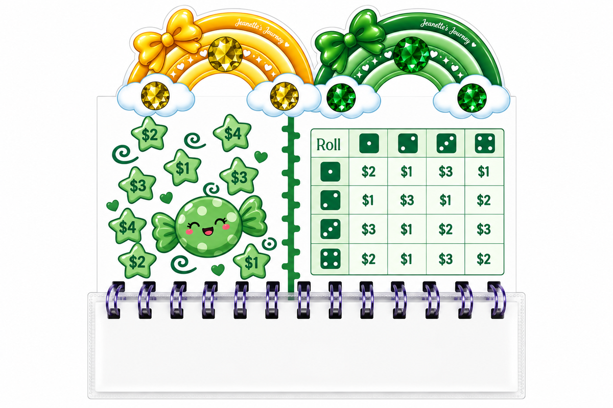 Colorful Dollar Mondays Volume 8 | A6 Booklet