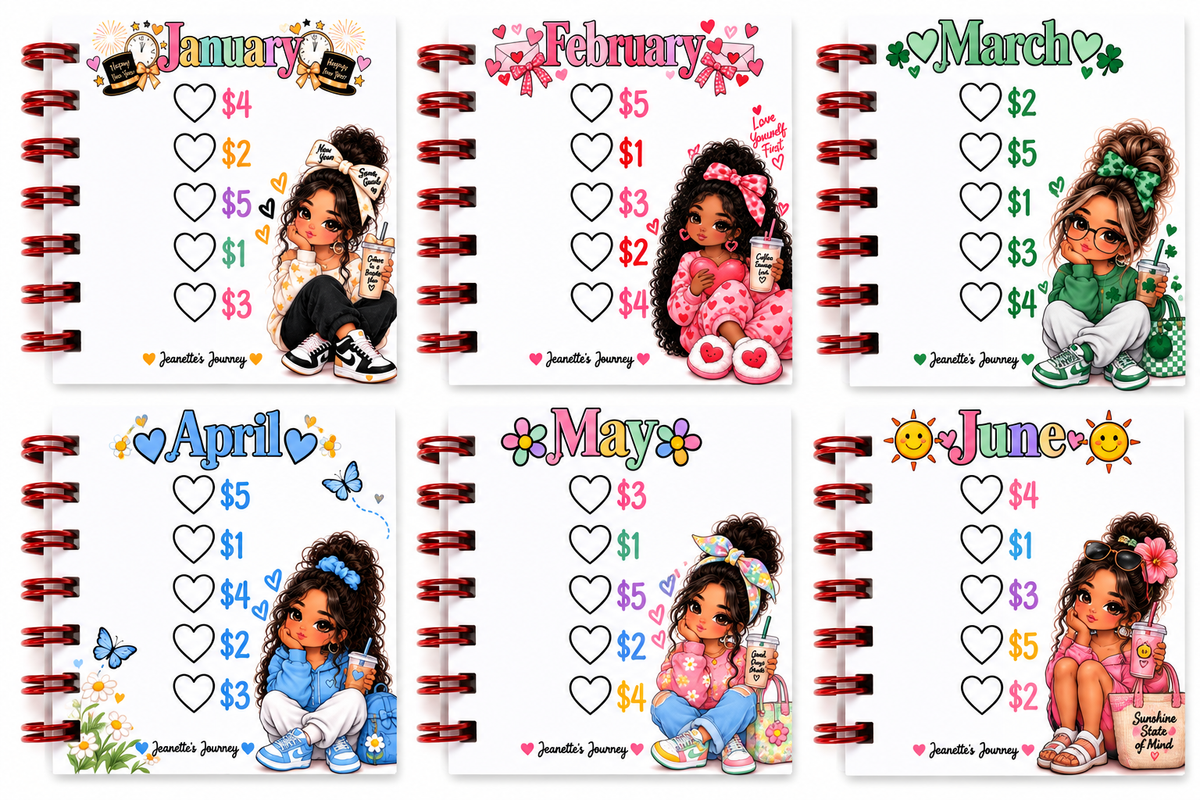 My Tiny Monthly Savings Booklet