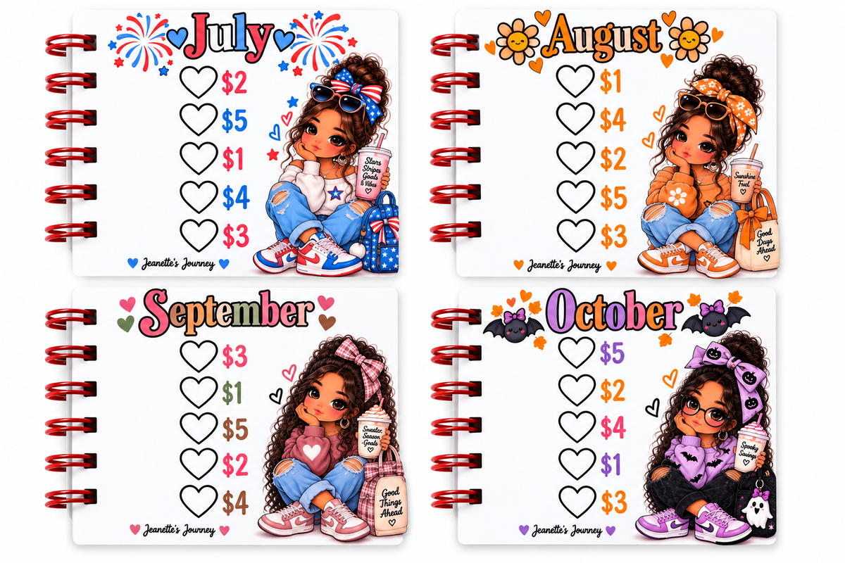 My Tiny Monthly Savings Booklet